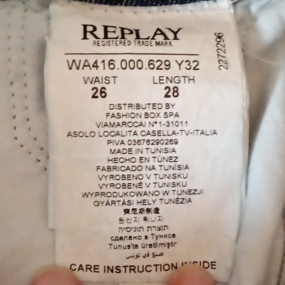 EUC REPLAY recycled Marty slim boyfit jeans - Picture 9 of 11